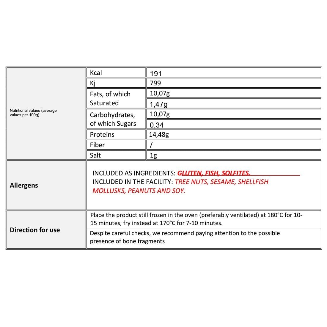 Image 1 of Breaded Cod Fillets