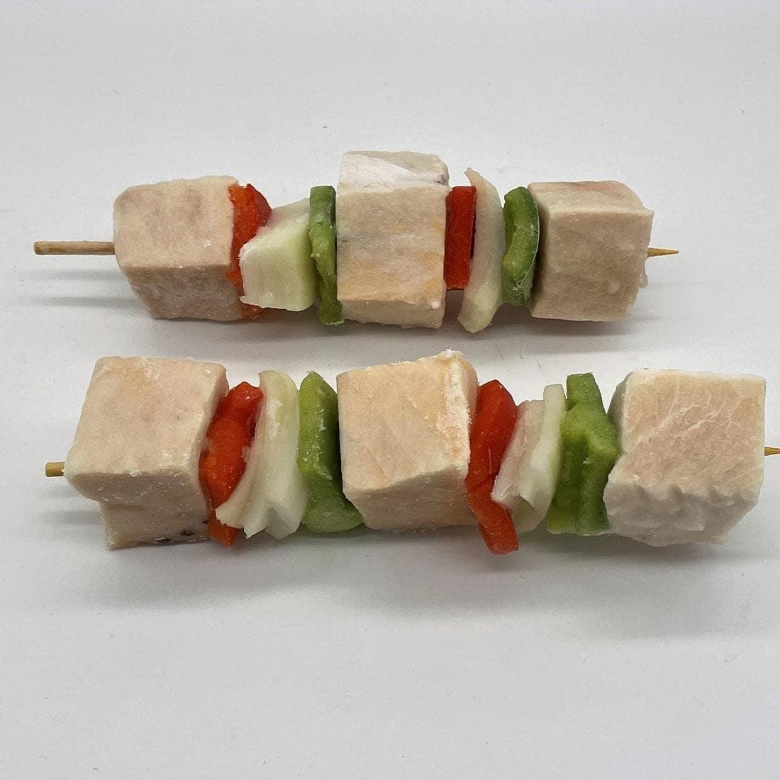 Swordfish and Vegetable Skewers - Cover Image