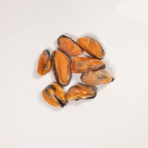 Shelled mussels